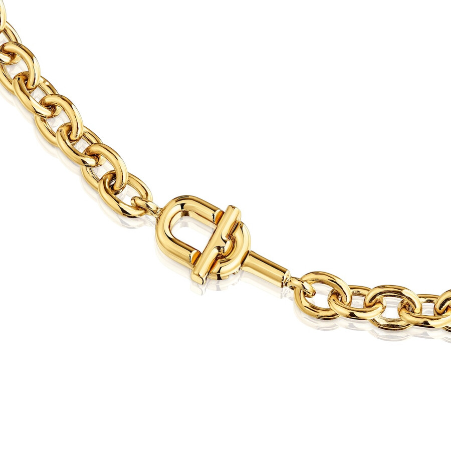 collana girocollo tous manifesto con placcatura in oro 18 kt su argento