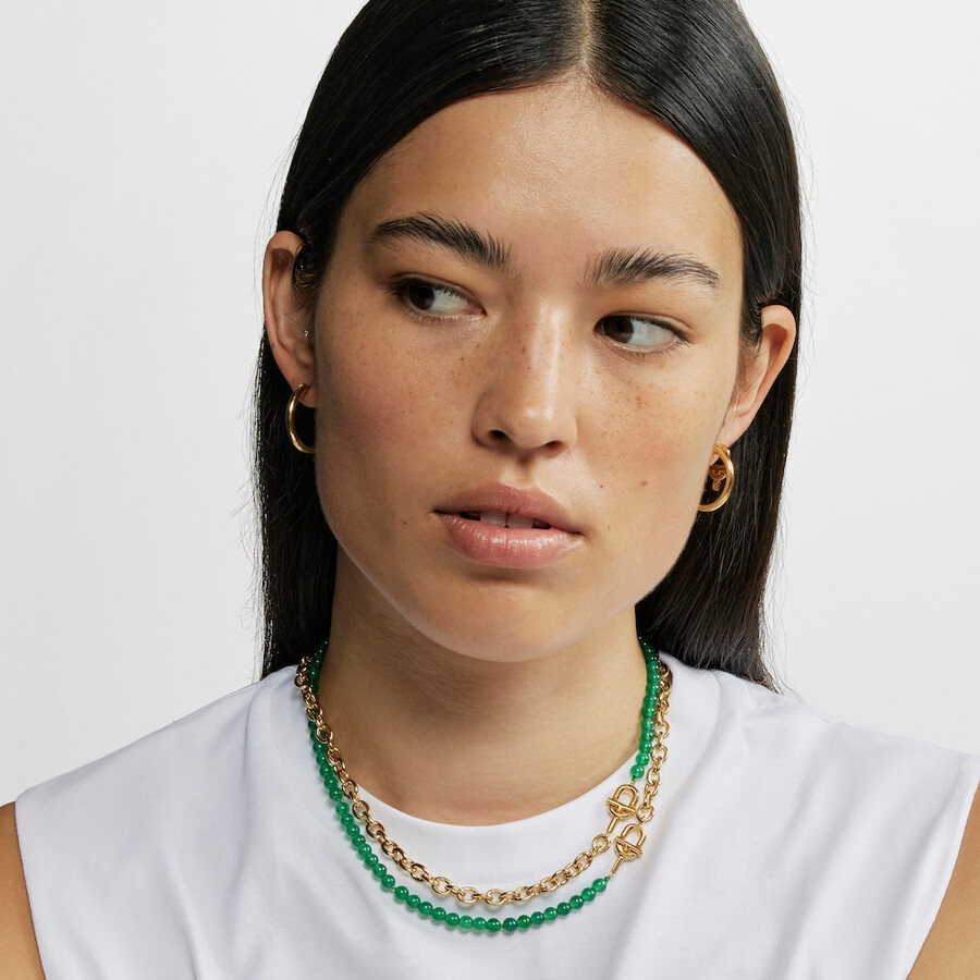 collana girocollo tous manifesto con placcatura in oro 18 kt su argento