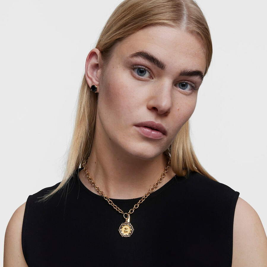 choker con catena a maglie larghe e placcatura in oro 18kt su argento cachito mío