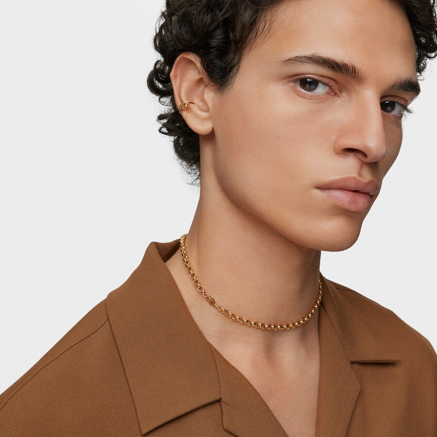 collana corta da 40 cm con placcatura in oro 18kt su argento tous manifesto