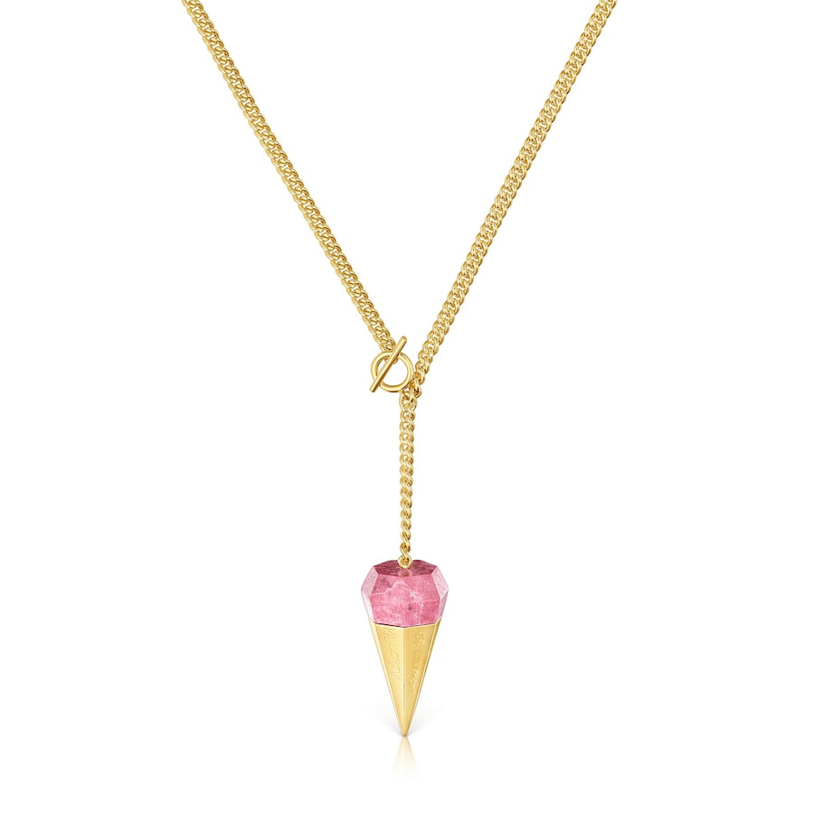 collana corta placcata oro 18kt su argento con tulitha tous x lea colombo