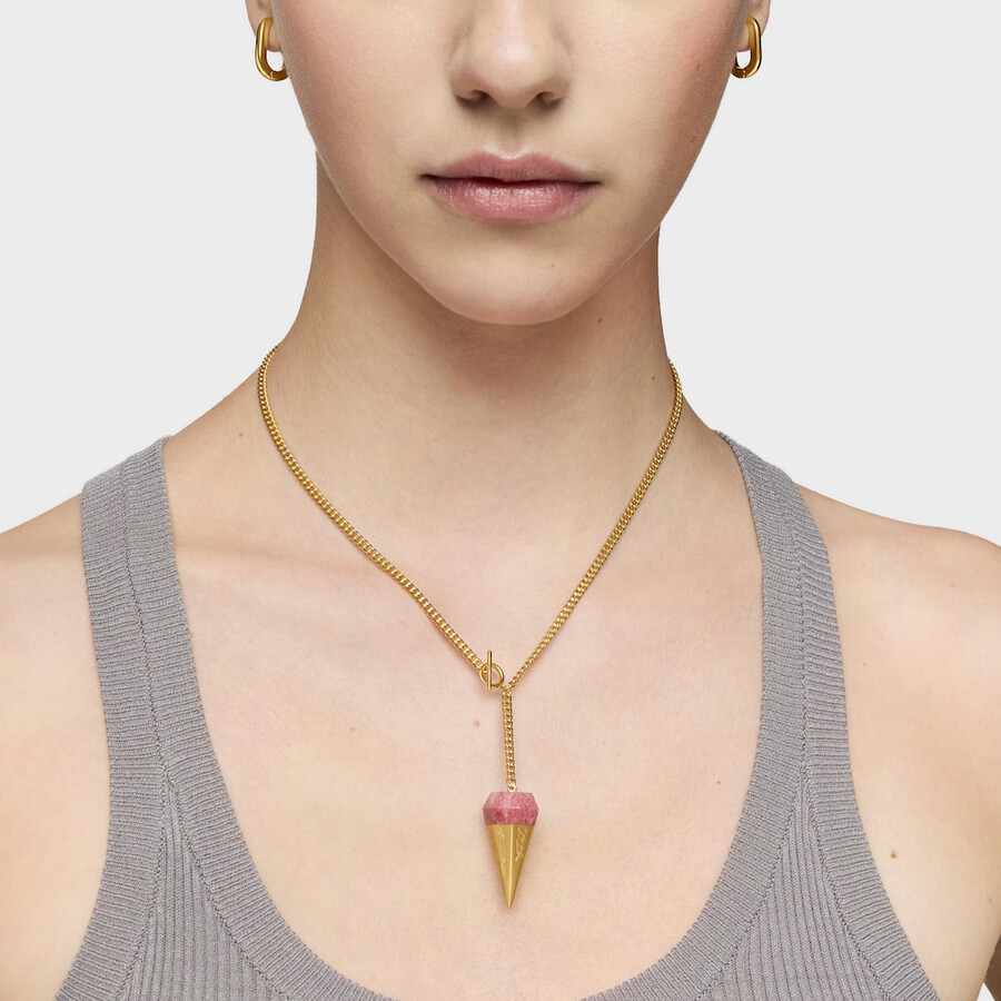 collana corta placcata oro 18kt su argento con tulitha tous x lea colombo