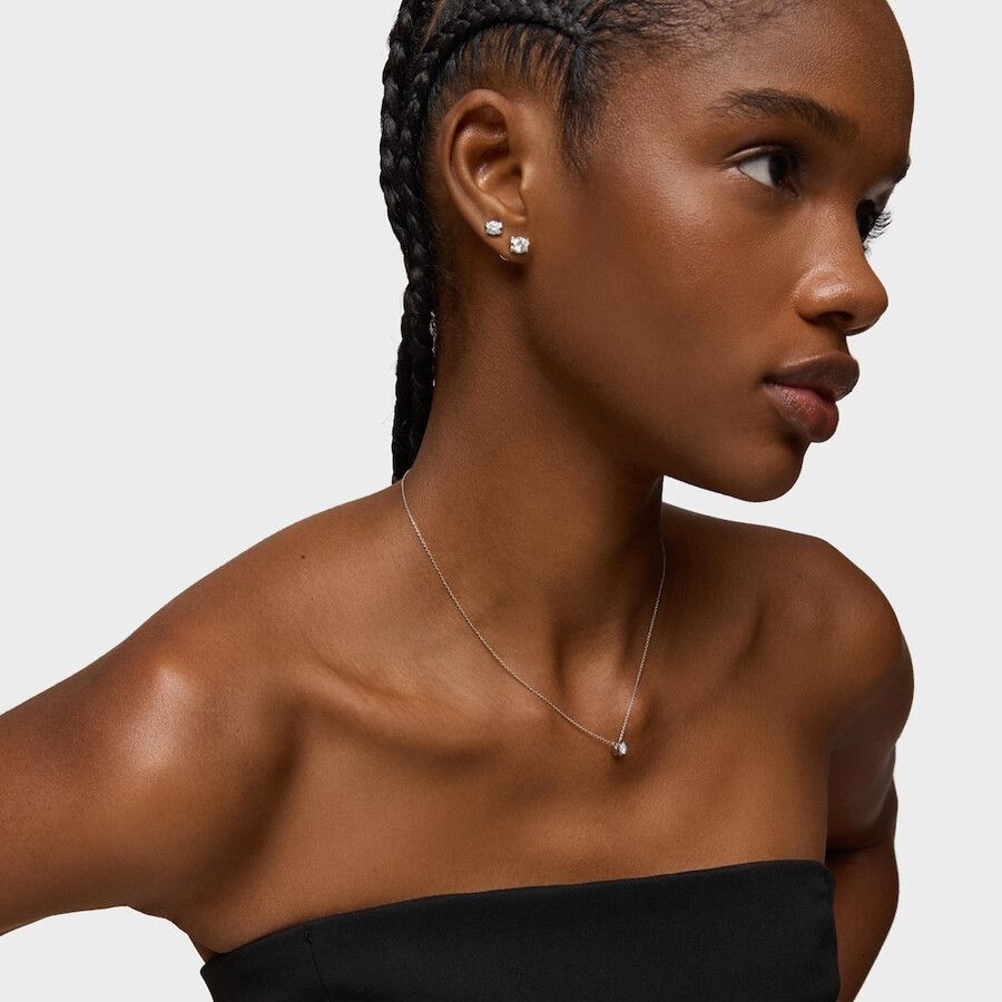 choker in platino con diamante di laboratorio taglio brillante da 025 ct tous sweet diamonds lgd