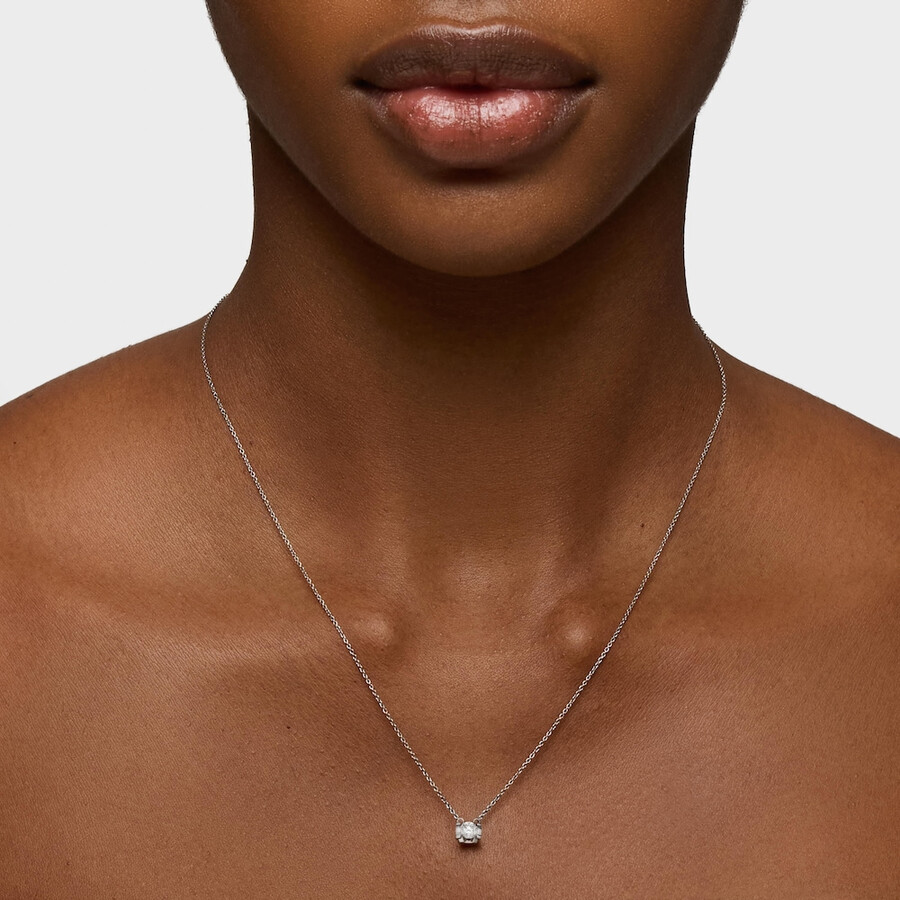 choker in platino con diamante di laboratorio taglio brillante da 025 ct tous sweet diamonds lgd