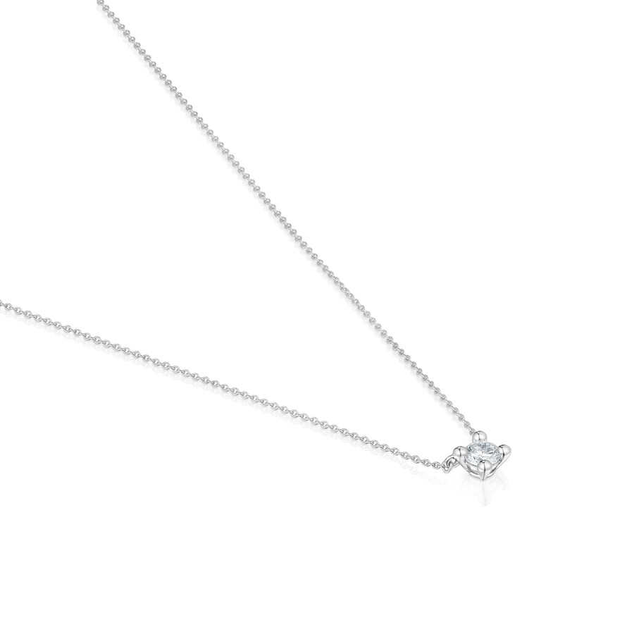choker in platino con diamanti di laboratorio da 037 ct tous shine lgd