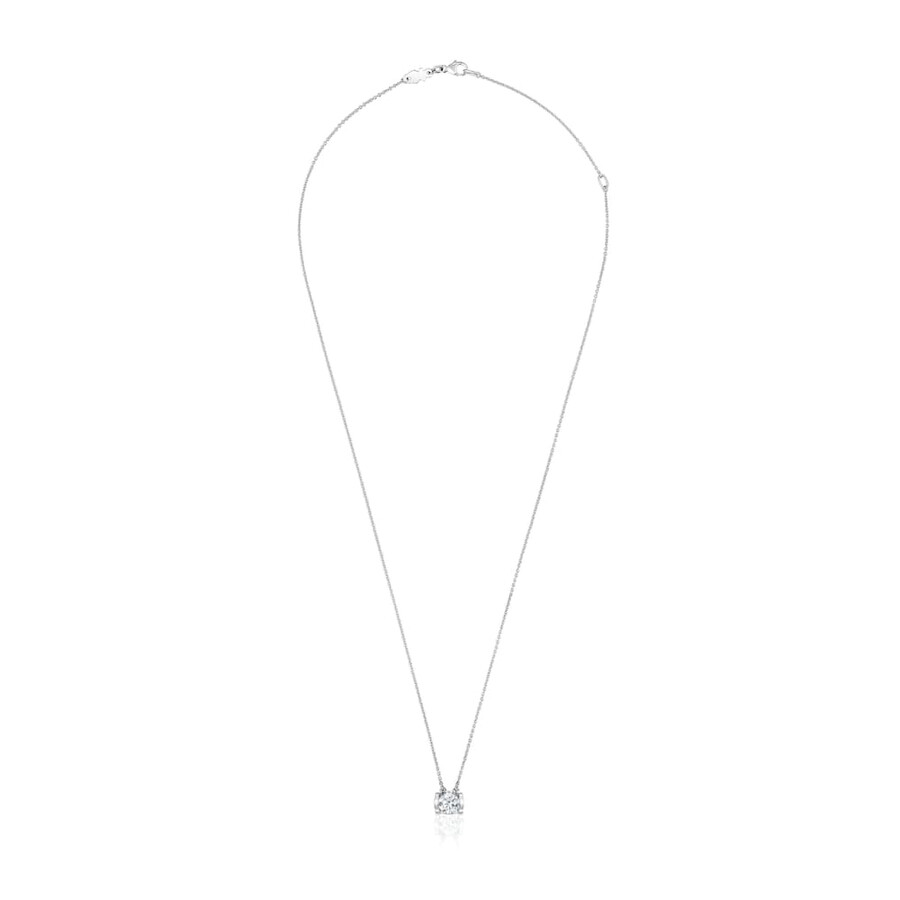 choker in platino con diamante di laboratorio taglio brillante da 050 ct tous sweet diamonds lgd