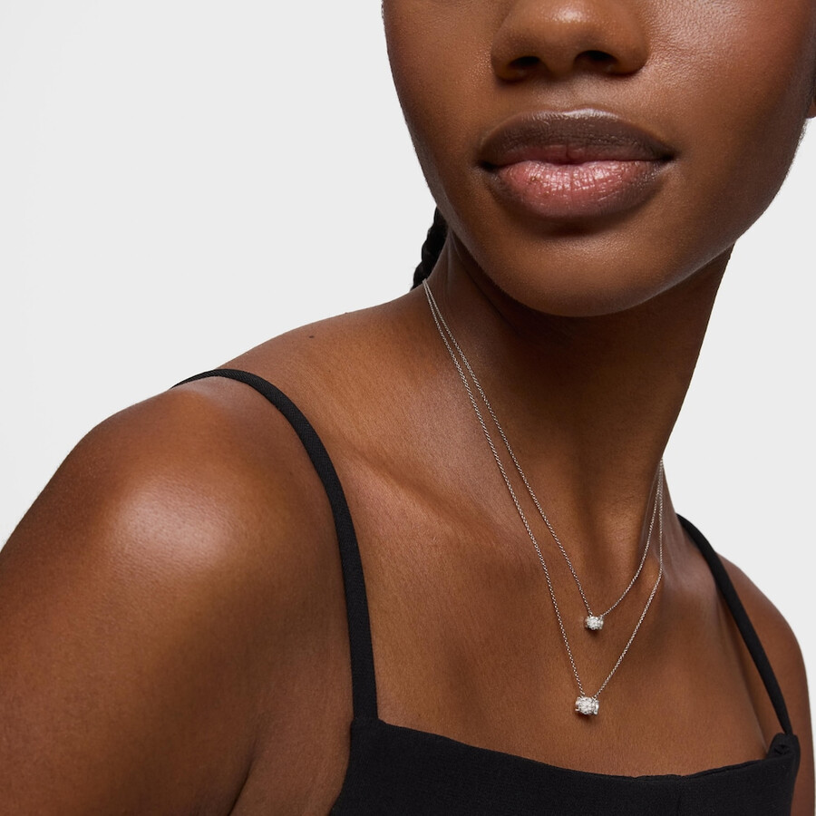 choker in platino con diamante di laboratorio taglio brillante da 050 ct tous sweet diamonds lgd