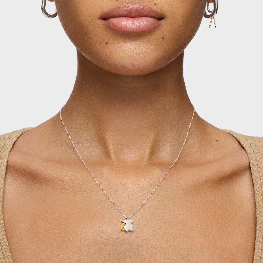 collana corta bicolore sweet dolls con motivi