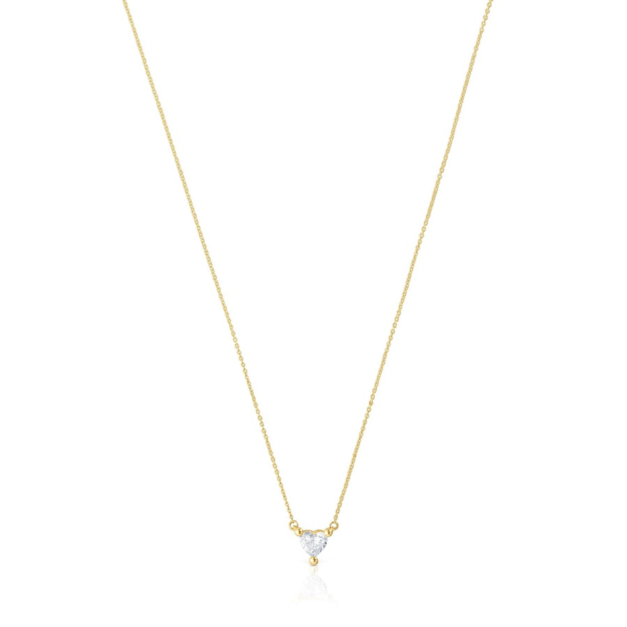 collana corta in oro con diamante di laboratorio garden of love lgd