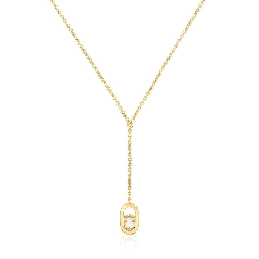 collana con placcatura in oro 18kt su argento e madreperla tous camille