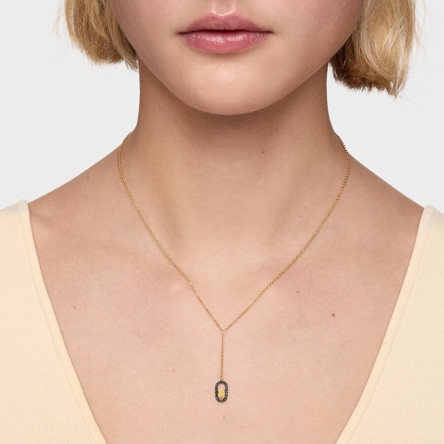 collana con placcatura in oro 18kt su argento e spinelli tous camille