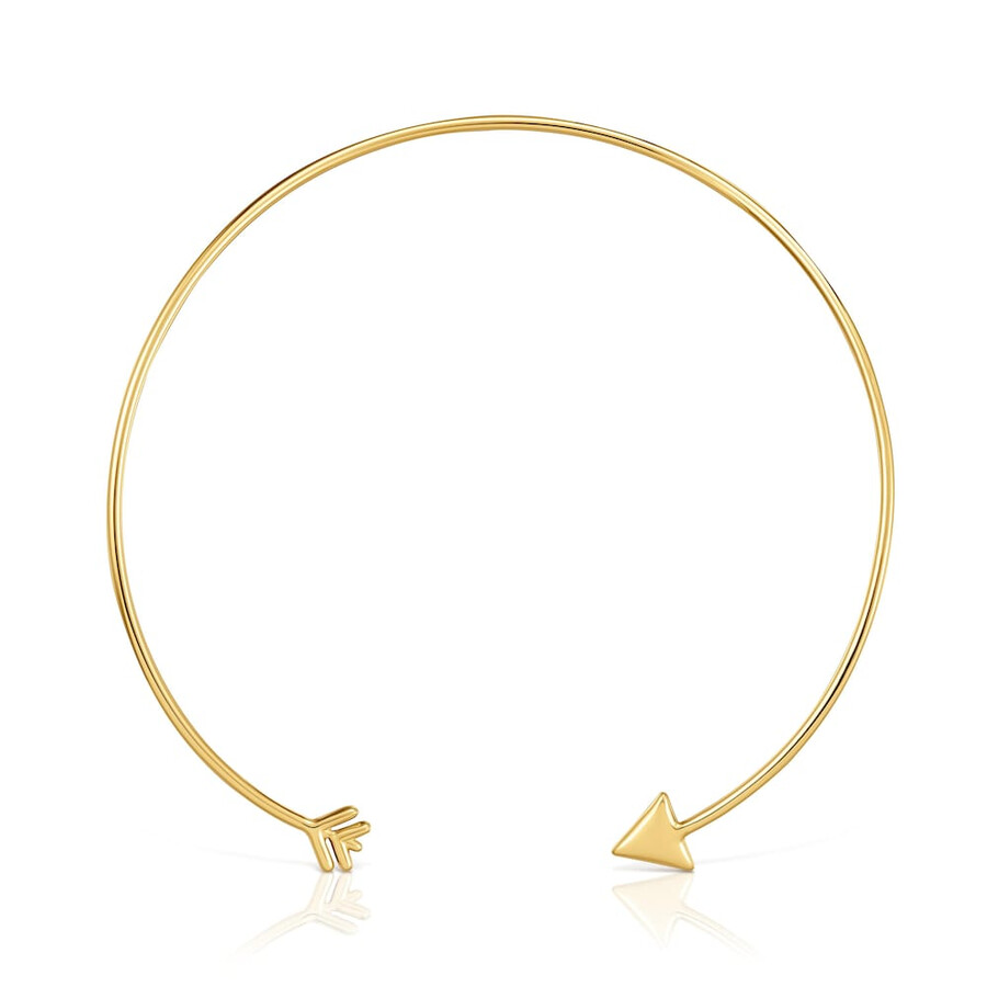 choker con placcatura in oro 18kt su argento tous flechazo