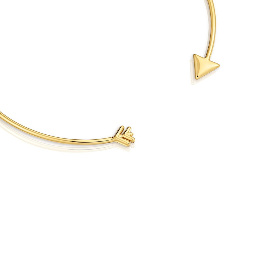 choker con placcatura in oro 18kt su argento tous flechazo