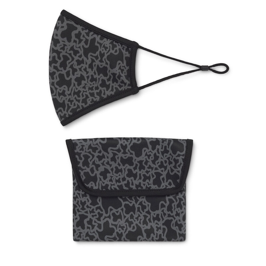 maschera kaos mini nera con cover
