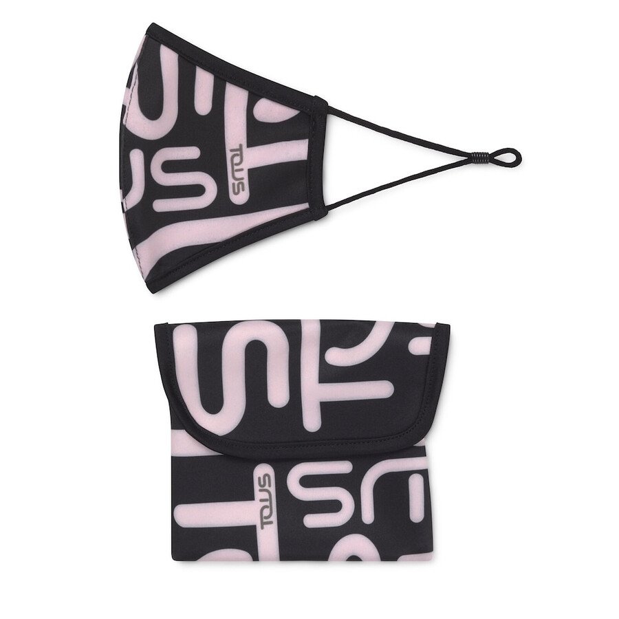 mascherina riutilizzabile rosa shelby con copertura