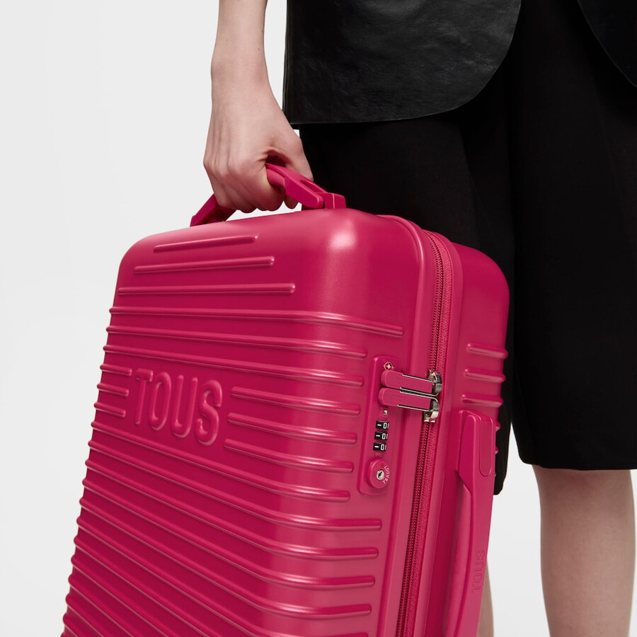 valigia color fucsia tous travel