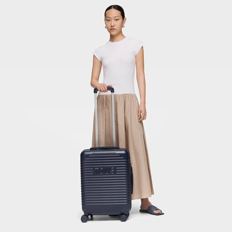 valigia blu navy tous travel