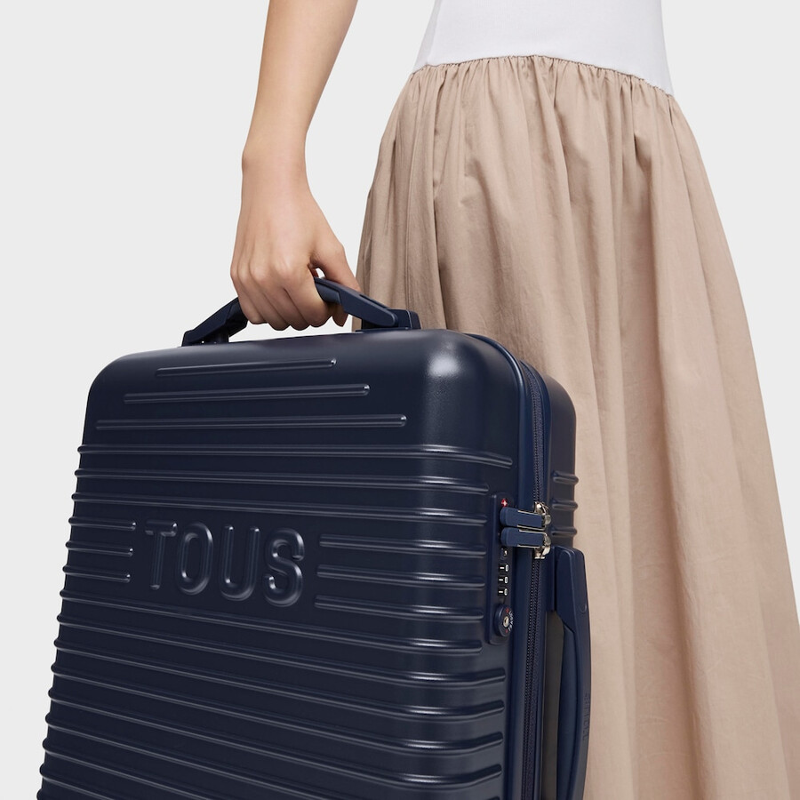 valigia blu navy tous travel