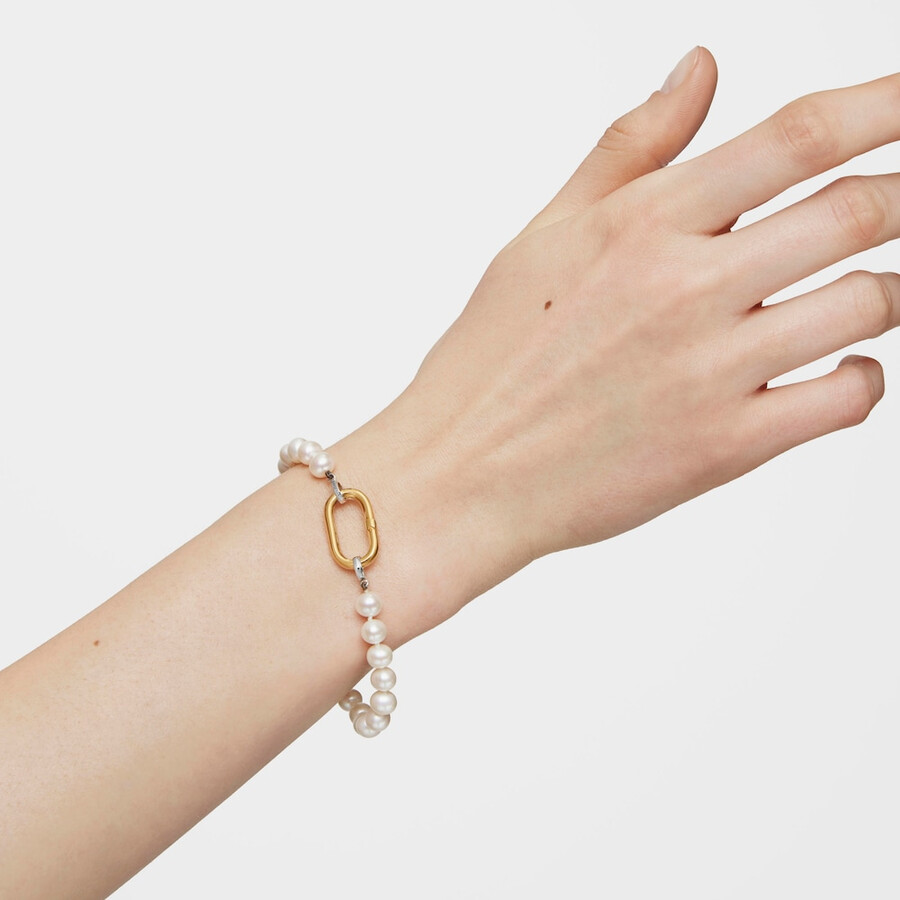 anello medio con placcatura in oro 18kt su argento hold oval
