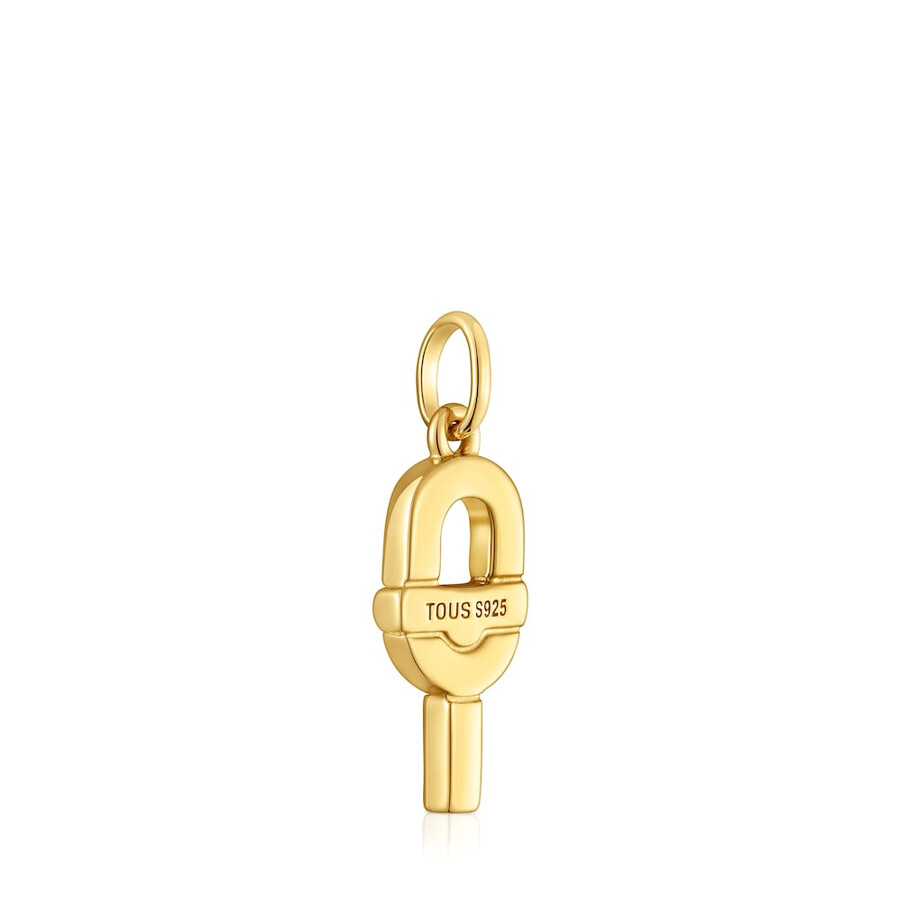 piccolo pendente placcato oro 18kt su argento tous manifesto