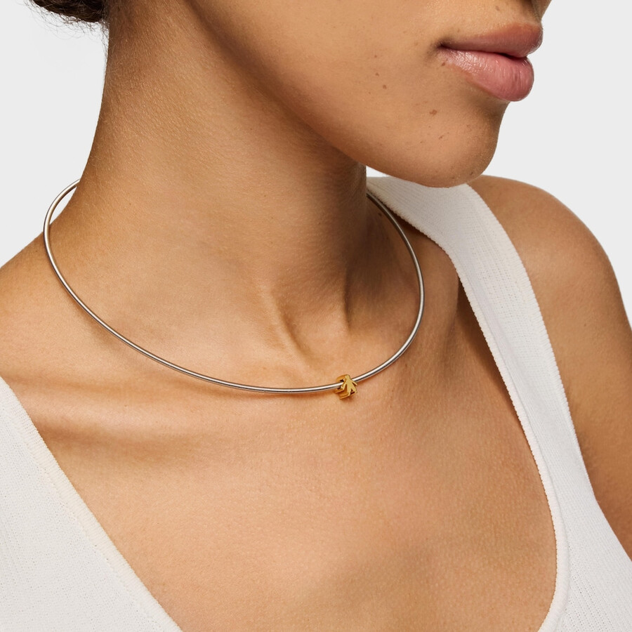 ciondolo tous basics con motivo a ragazzo in argento placcato oro 18kt da 7 mm