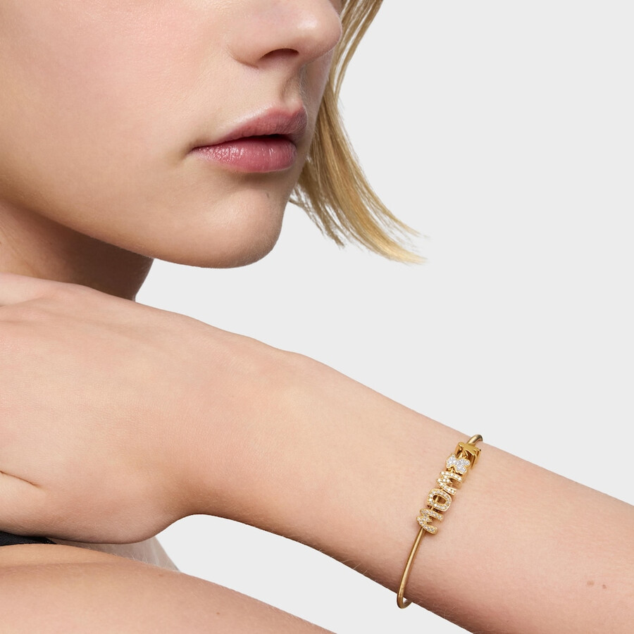 confezione di ciondoli placcati in oro 18kt su argento con diamanti tous mom