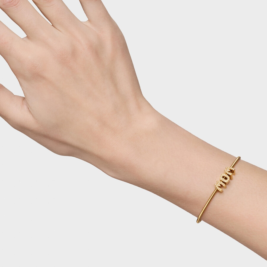confezione di ciondoli placcati in oro 18kt su argento con diamanti tous mom