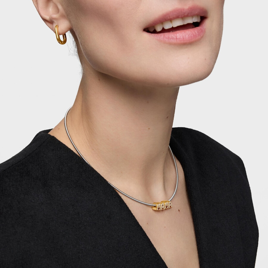 confezione di ciondoli tous mama placcati in oro 18kt su argento con diamanti