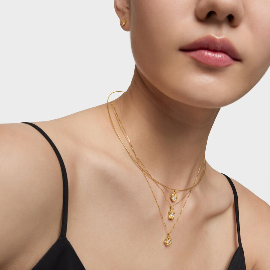 ciondolo a forma di orso in oro con diamante creato in laboratorio tous lili