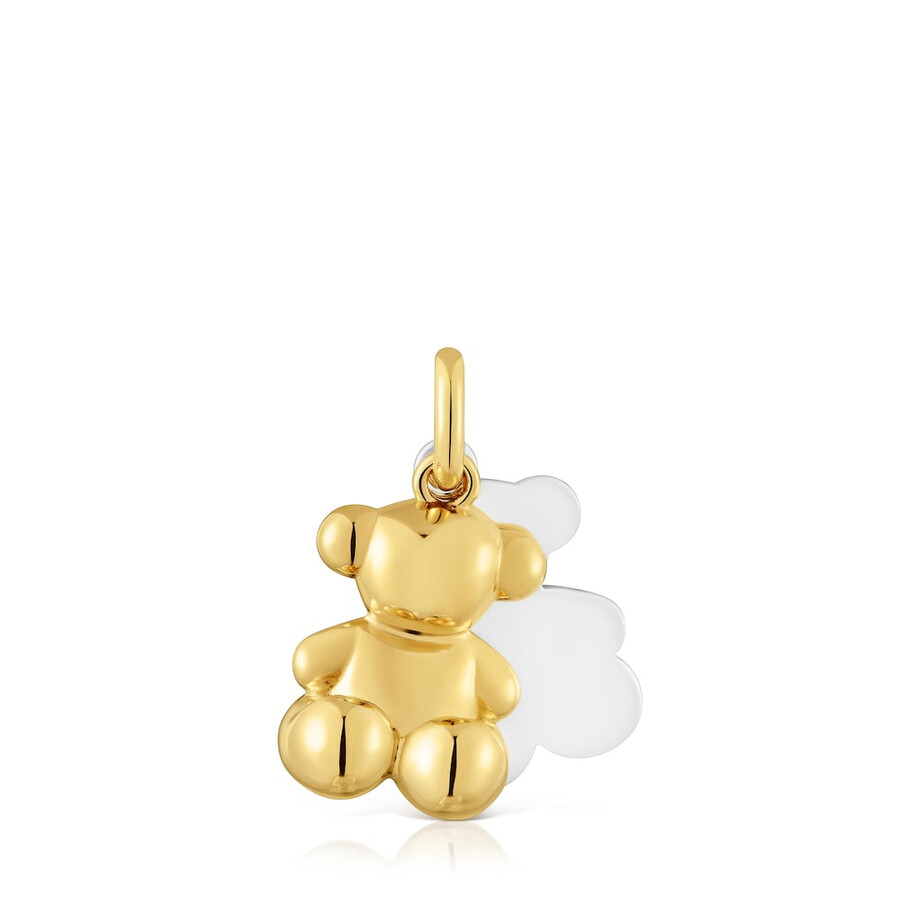 ciondolo doppio orso bicolore bold bear