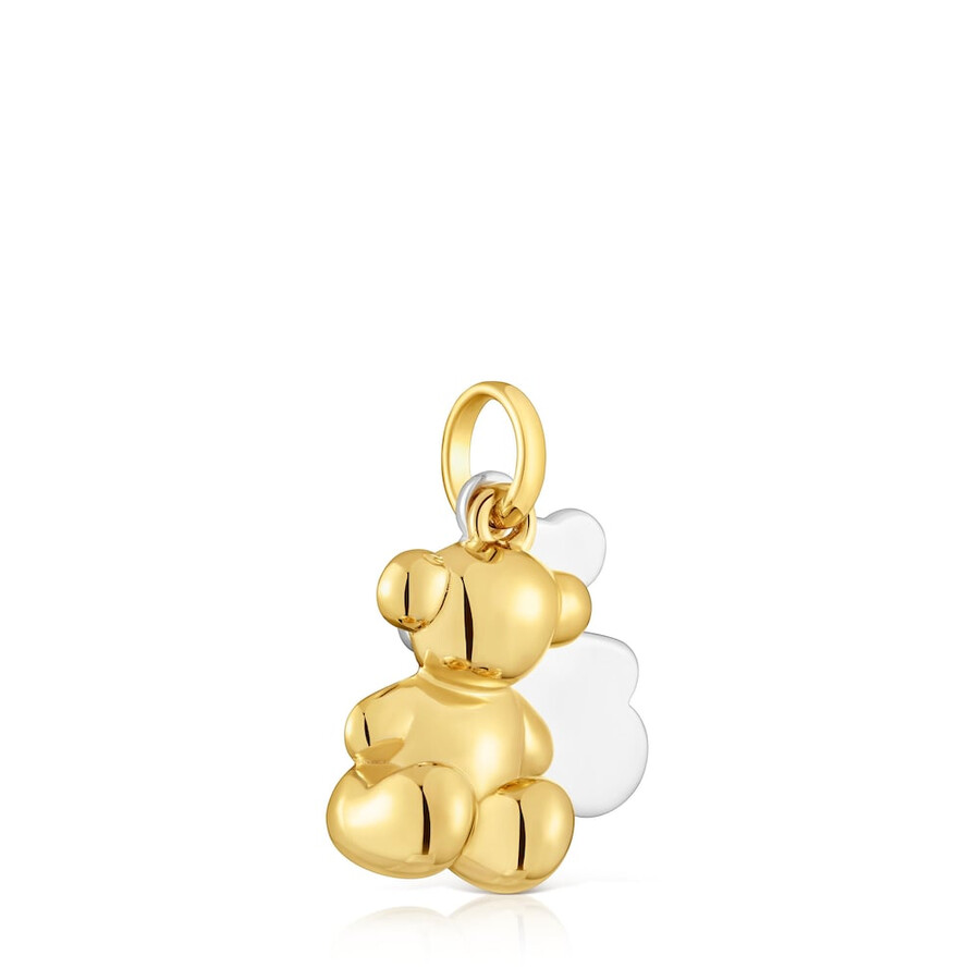 ciondolo doppio orso bicolore bold bear