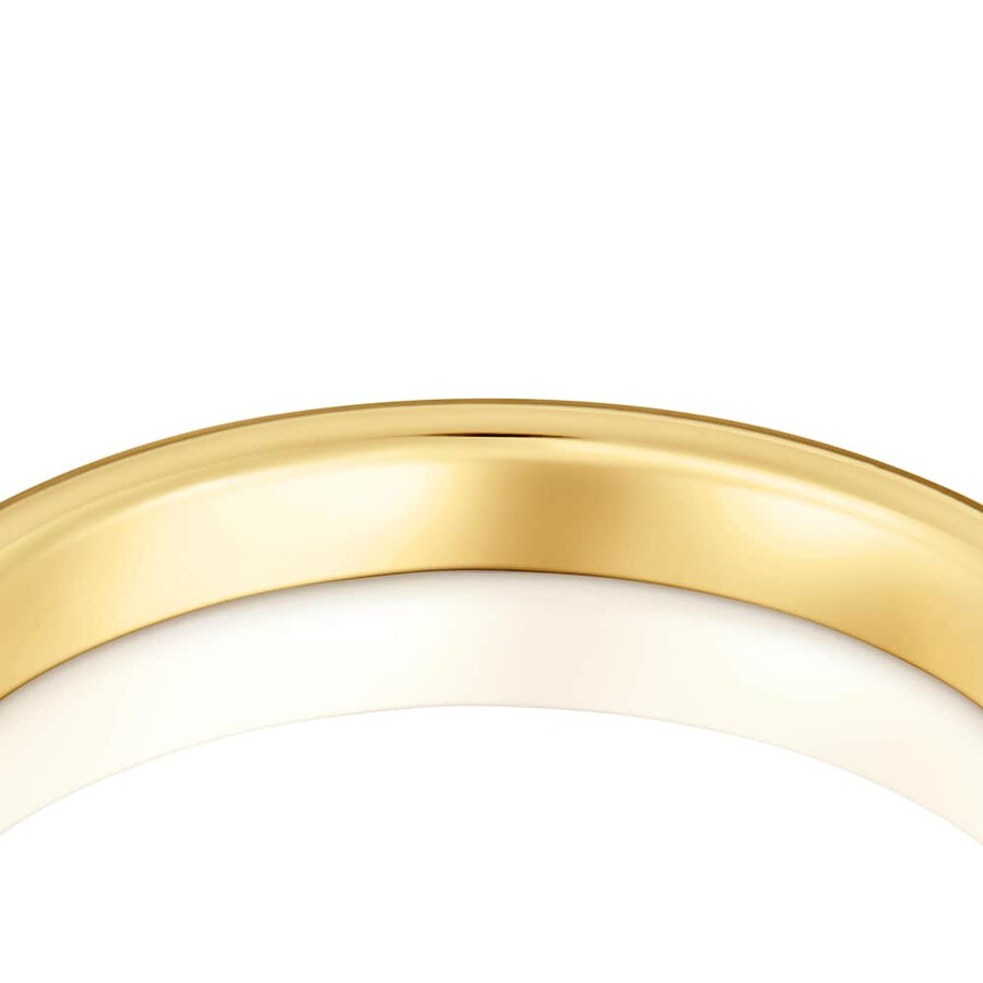 anello nuziale semicircolare in oro da 27 mm tous alianzas