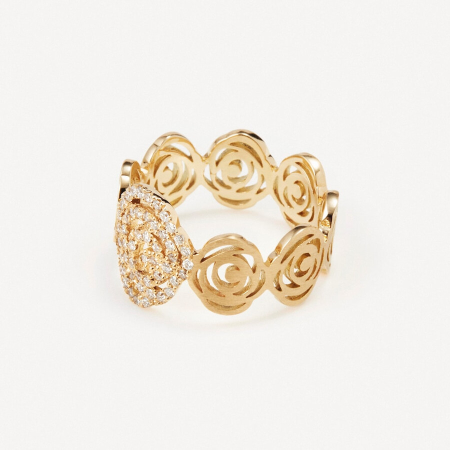 anello in oro con diamanti tous atelier