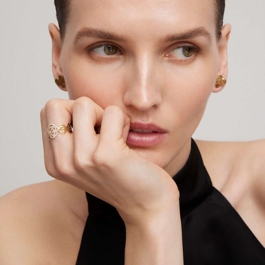 anello in oro con diamanti tous atelier