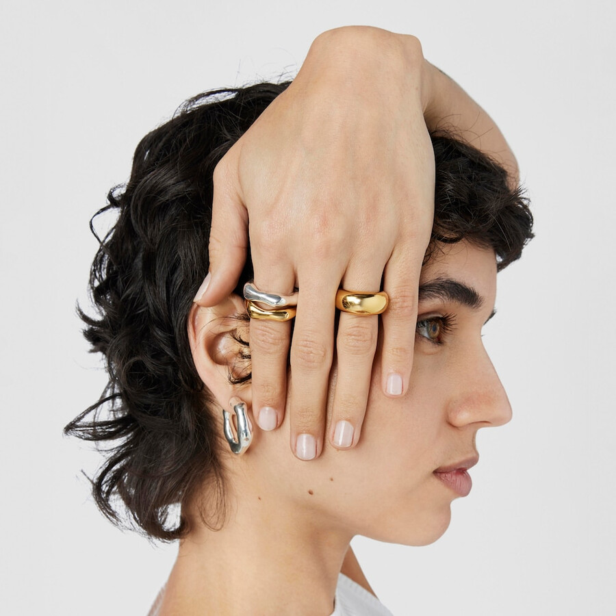 anello aperto in argento tabit