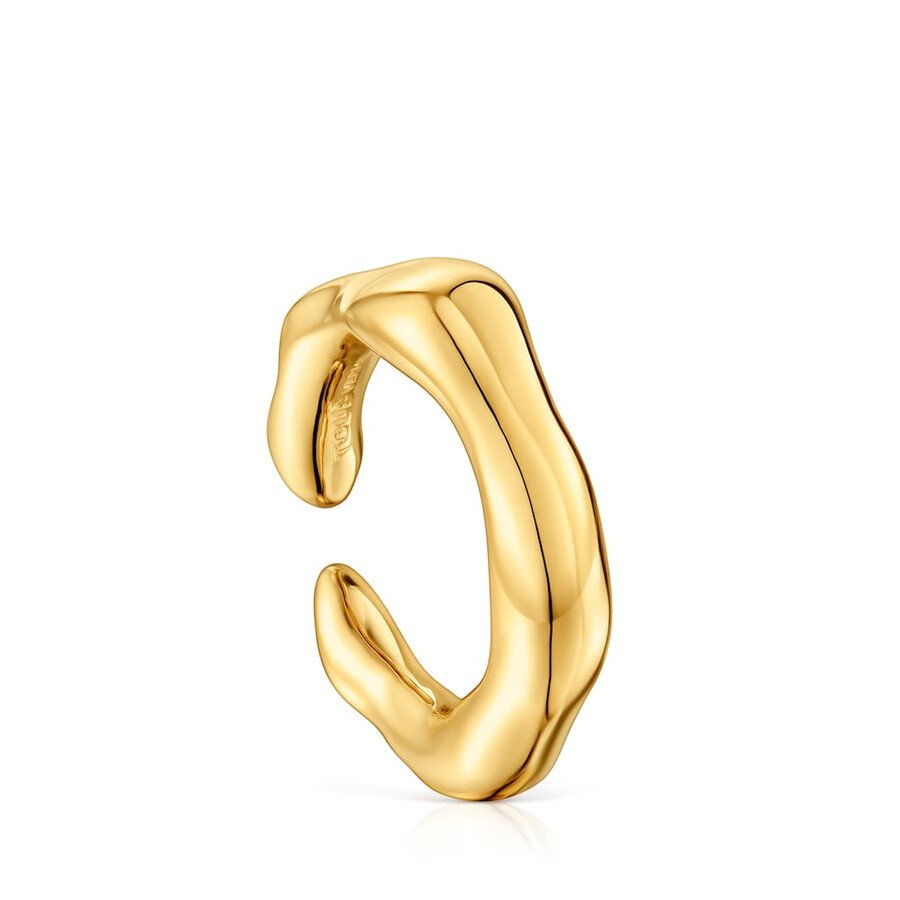 anello aperto tabit in argento vermeil