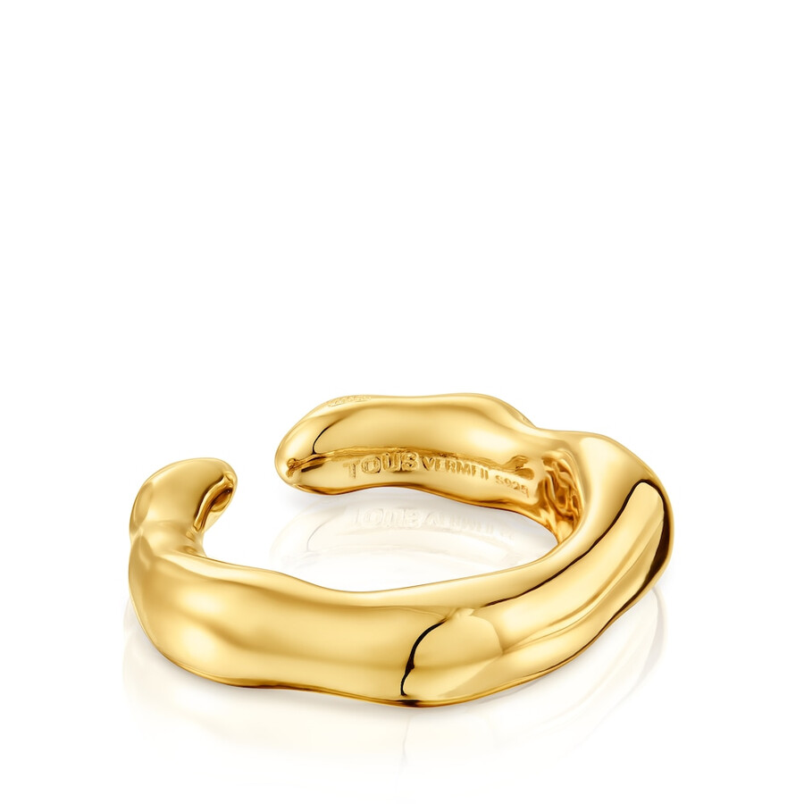 anello aperto tabit in argento vermeil