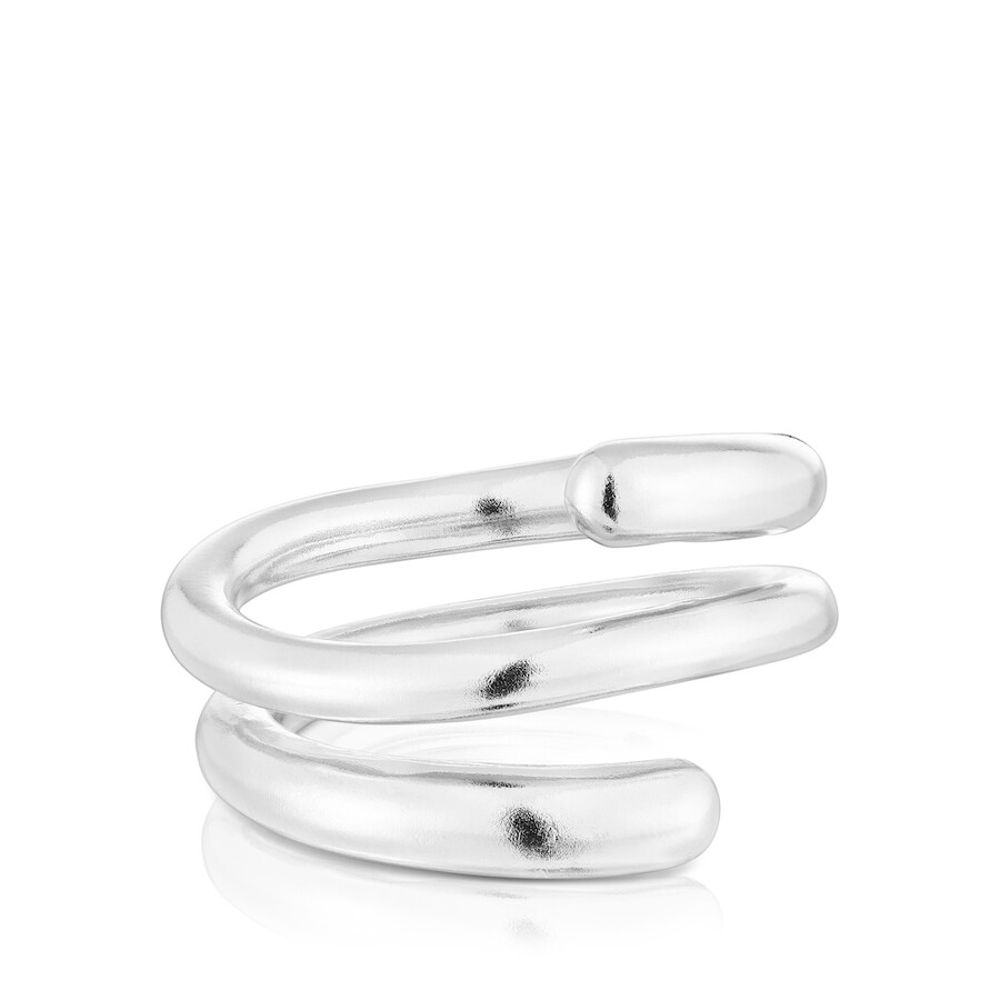 anello a spirale in argento new hav