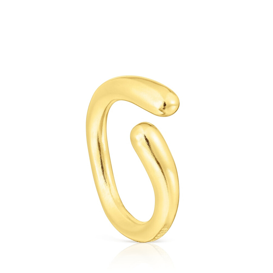 anello aperto in argento vermeil new hav