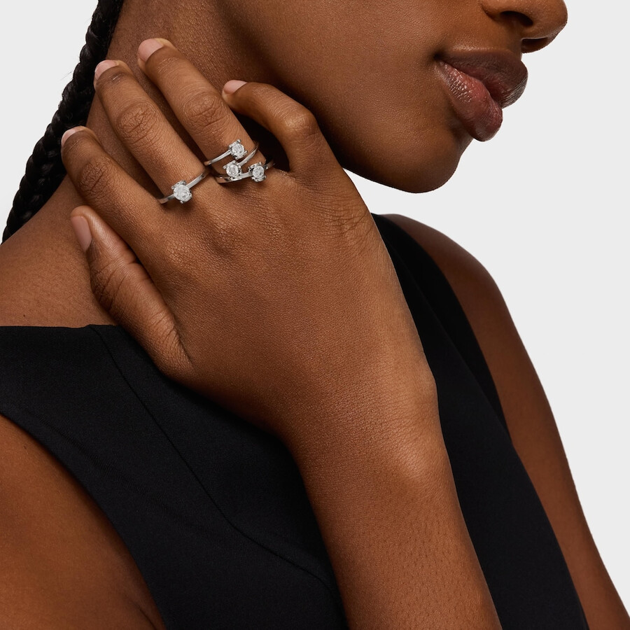 anello solitario in platino con diamante di laboratorio da 025 ct tous sweet diamonds lgd