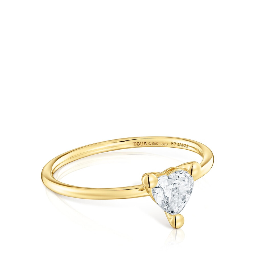 anello in oro con diamante creato in laboratorio garden of love lgd