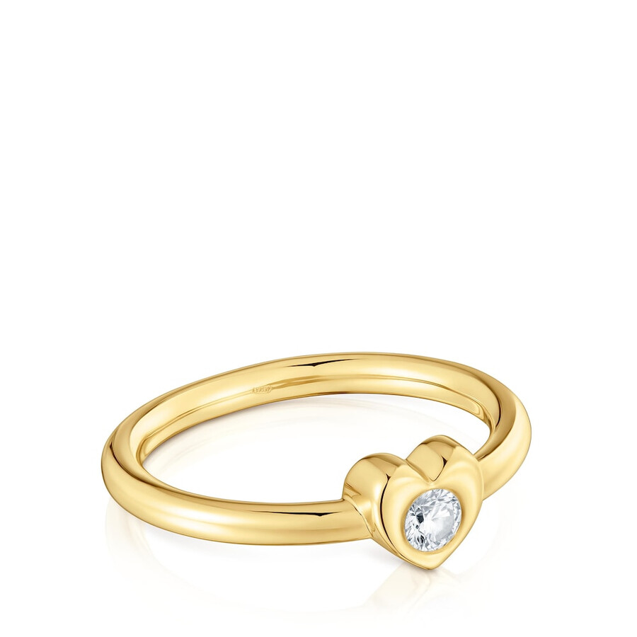 anello in oro con diamante creato in laboratorio tous lili