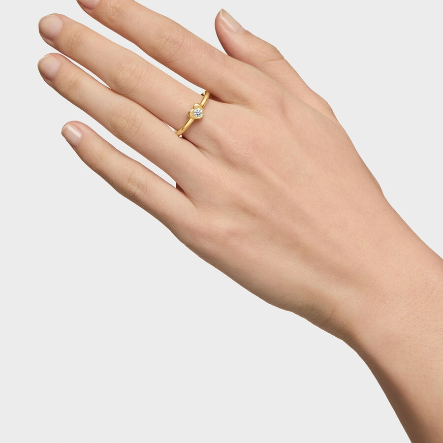 anello in oro con diamante creato in laboratorio tous lili