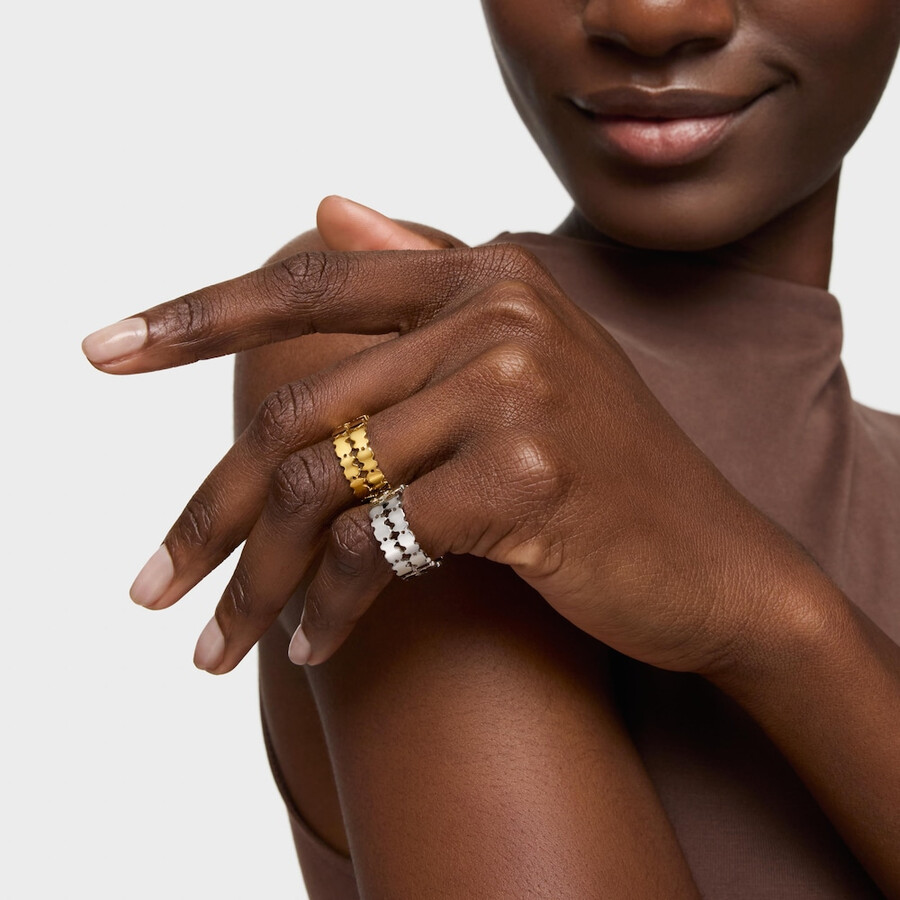 anello con placcatura in oro 18kt su argento tous sweet 40s