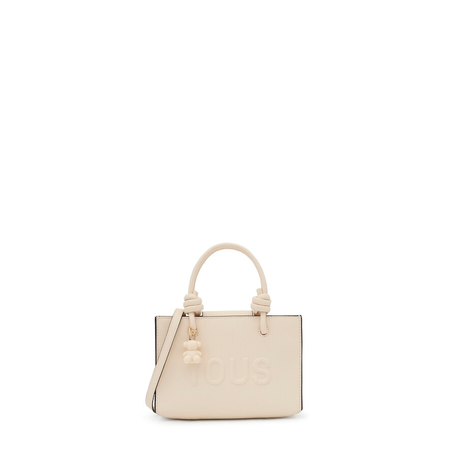 borsa mini orizzontale beige tous la rue novità