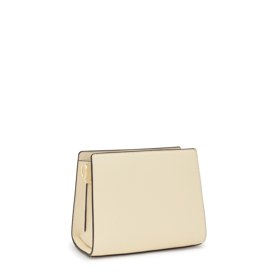 piccola borsa shopping beige audree saffiano