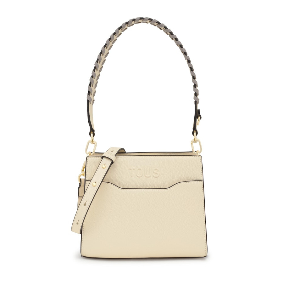 piccola borsa shopping beige audree saffiano