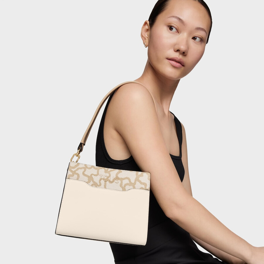 piccola borsa shopping color avorio kaos icon