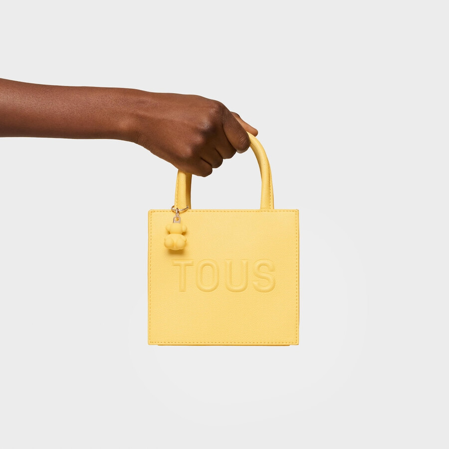 minibag yellow cube tous back to basics