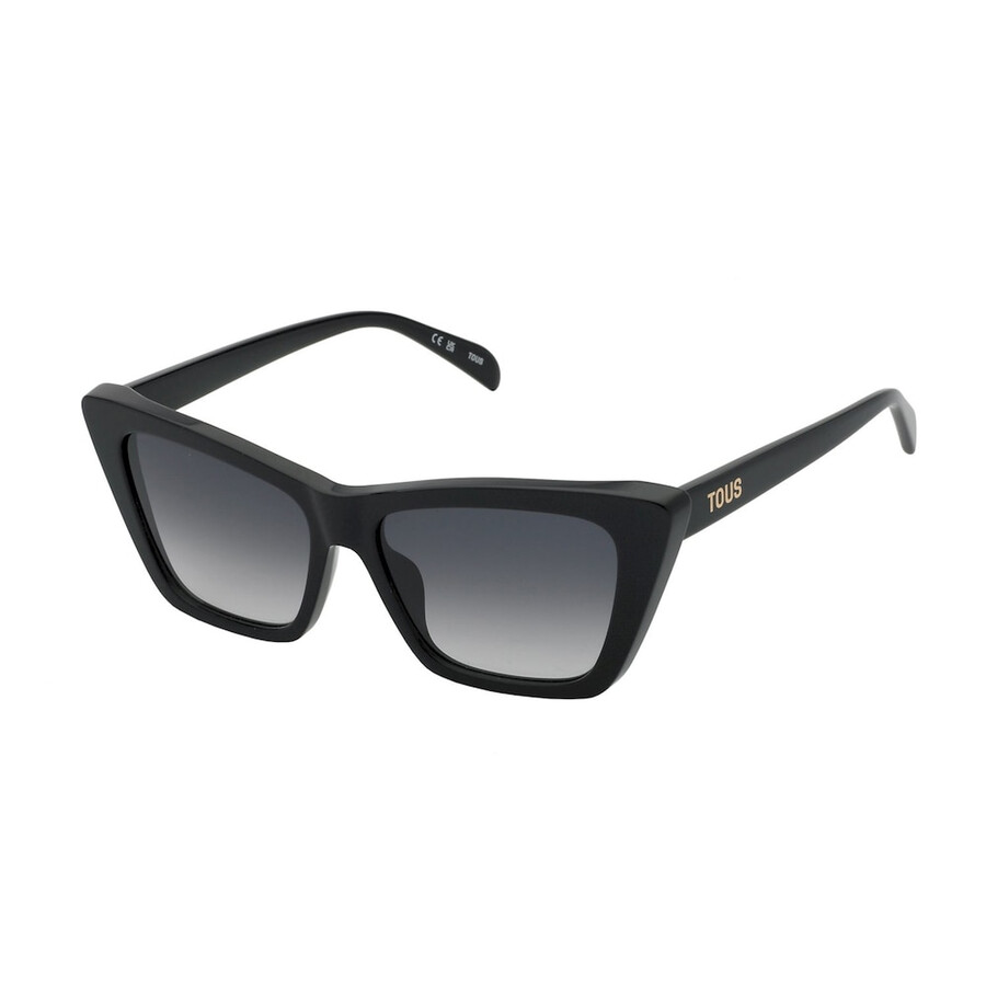 occhiali da sole neri con logo tous color block